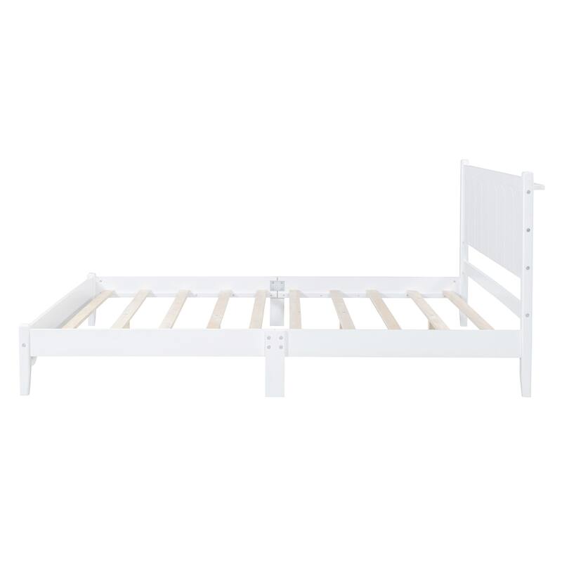 Vintage Style Platform Bed Frame