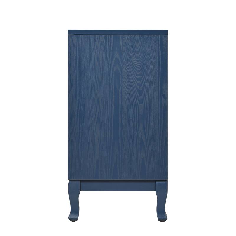 Elegant Sideboard with Arched Groove Design for Living Room