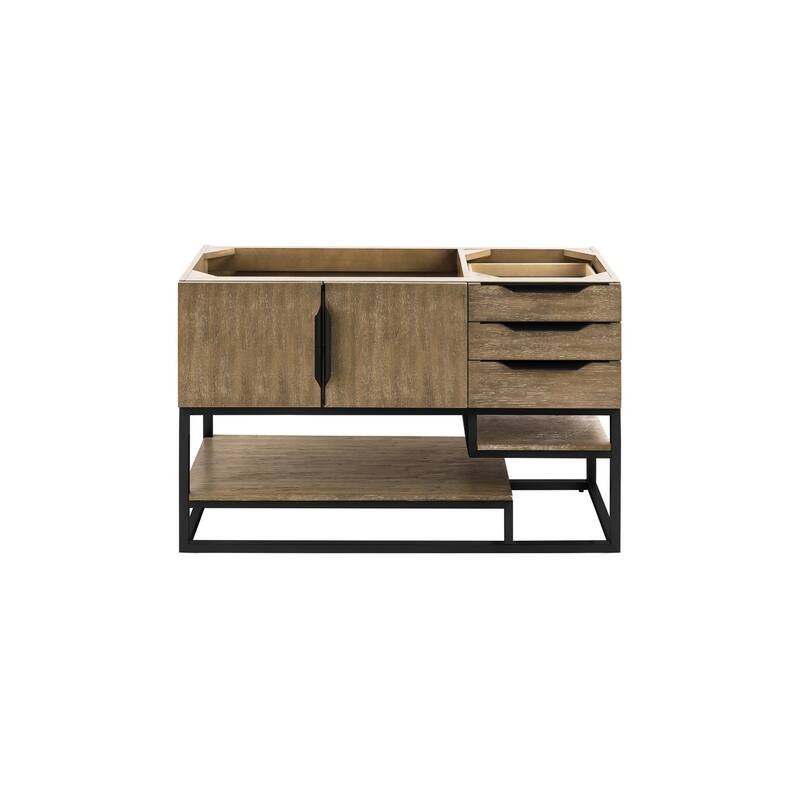 James Martin Vanities 983-V48-MB Columbia 48" Single Free Standing - Latte Oak - Oak Finish