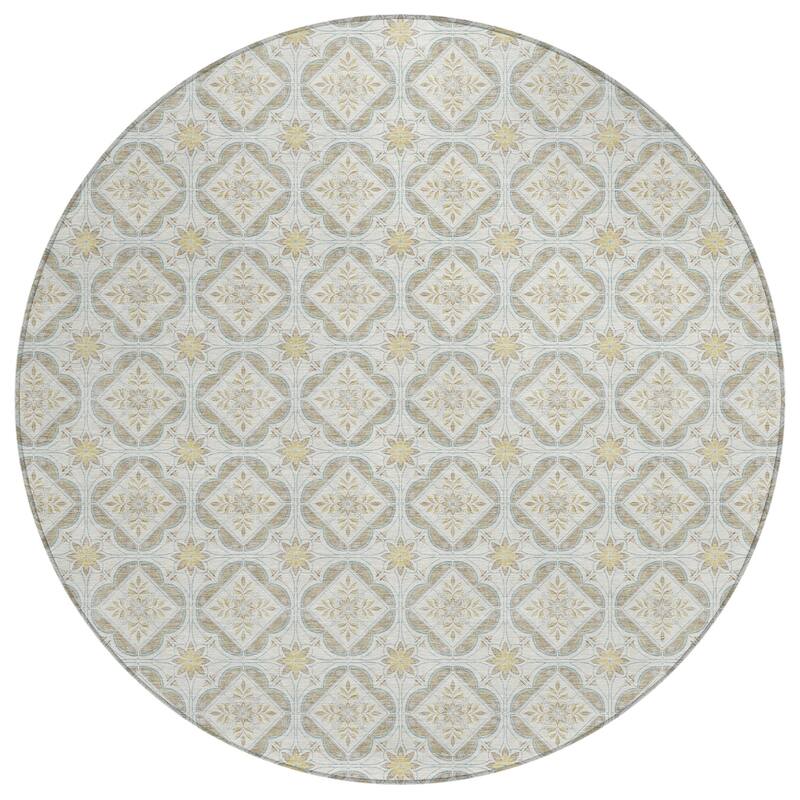 Machine Washable Indoor/ Outdoor Contemporary Granby Chantille Rug