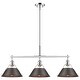 preview thumbnail 3 of 7, Golden Lighting 3306-LP CH Orwell 3 Light 36" Wide Linear Pendant