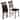 Costway Folding Kitchen Chairs Set of 2/4 with Rubber Wood Frame - See Details