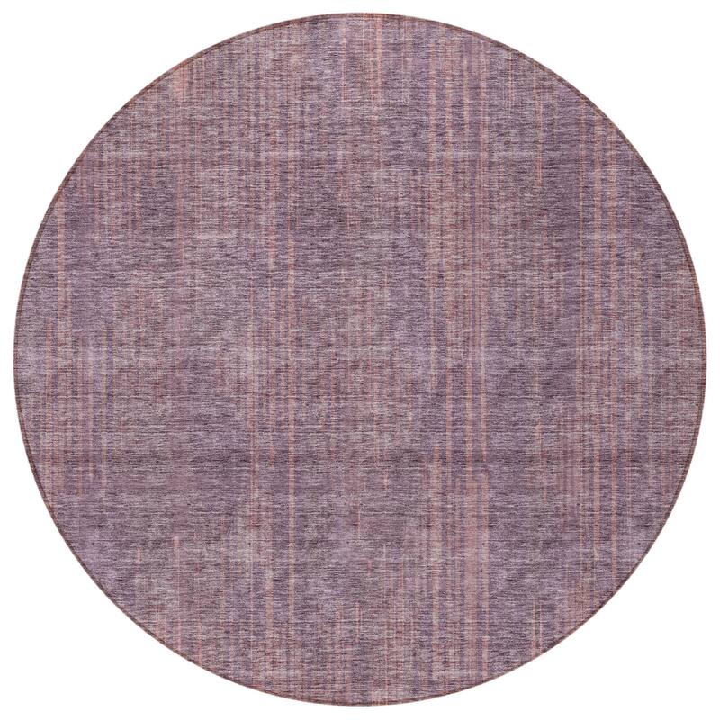 HomeRoots Striped Transitional Rectangle Outdoor Rug