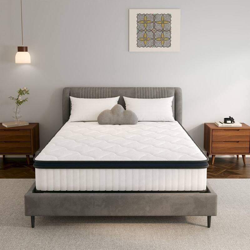 12in Supportive Innerspring Mattress with Memory Foam -Breathable Cover