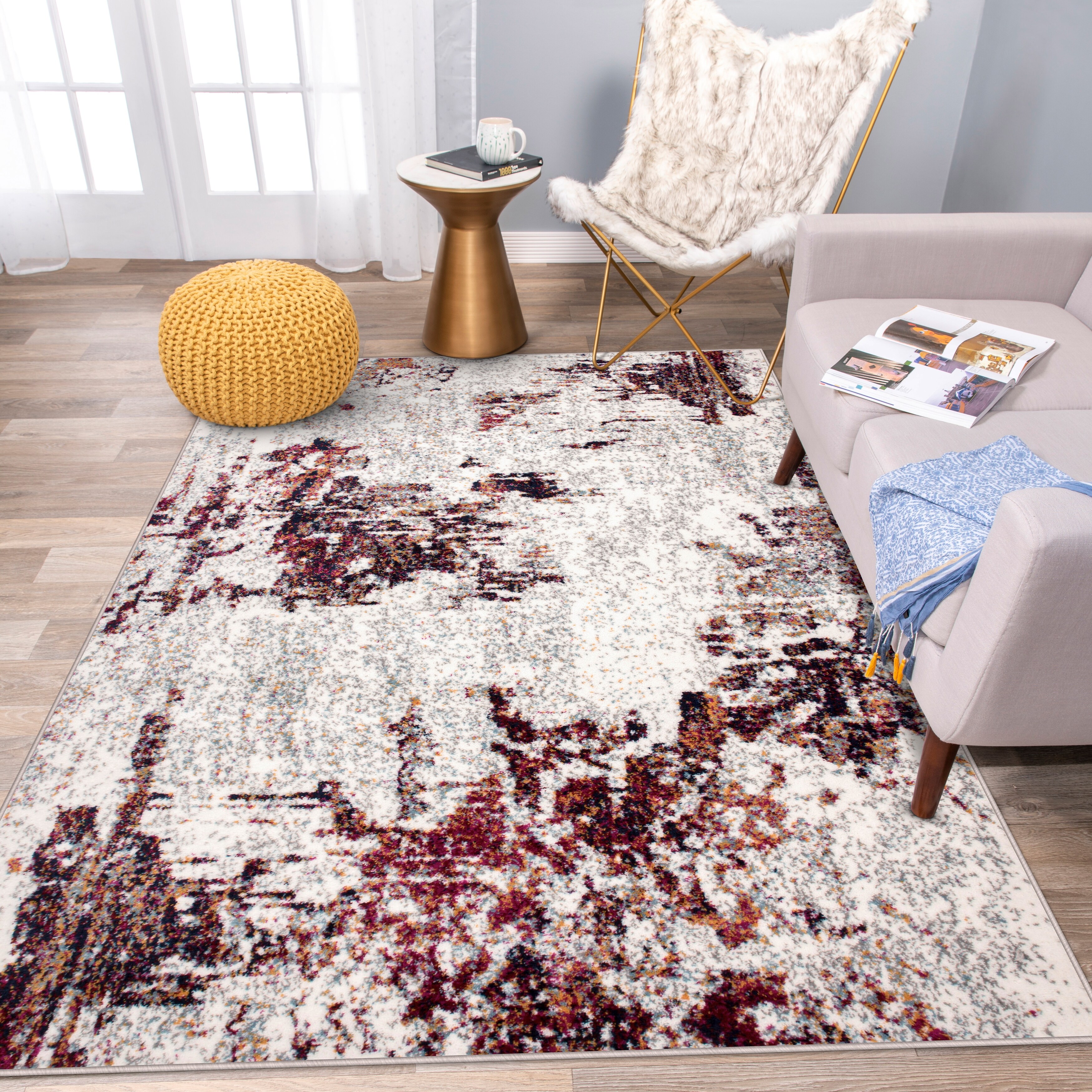Shop Modern Abstract Design Area Rug Overstock 31456014