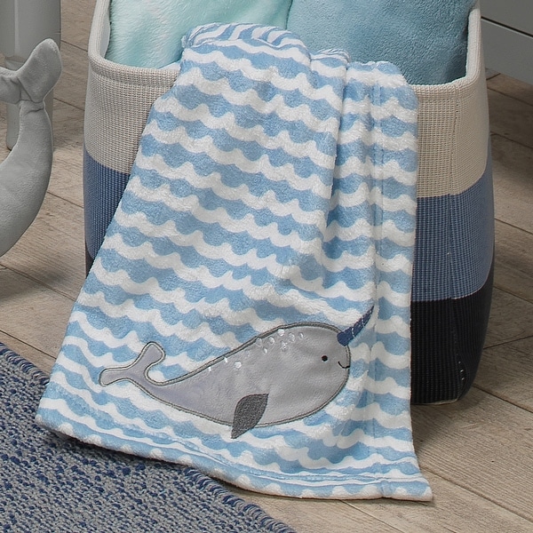 narwhal baby blanket