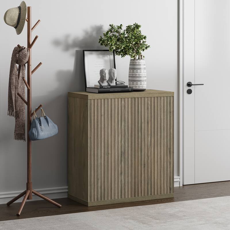 Set of 3 Versatile Push to Open Side Cabinets for Modern Homes