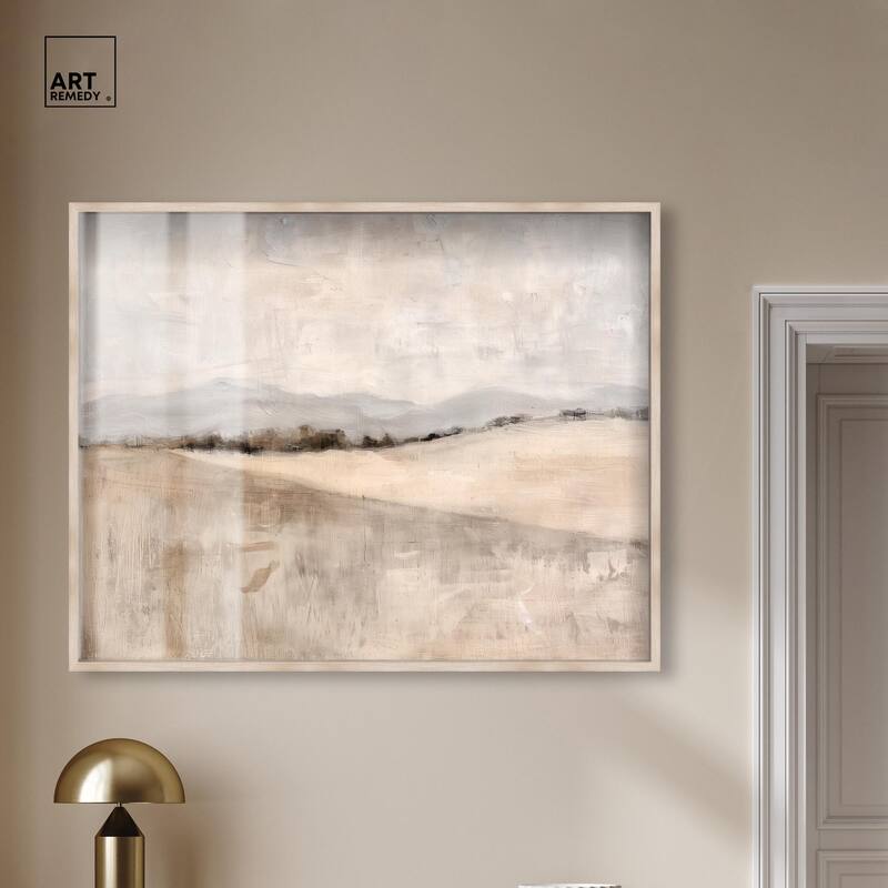 Distant Hills II Shadowbox by Art Remedy