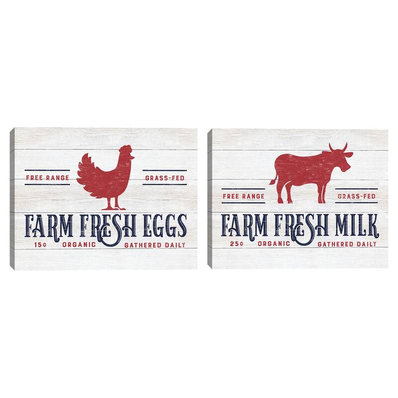 Farm Fresh by CAD Designs Canvas Art Prints