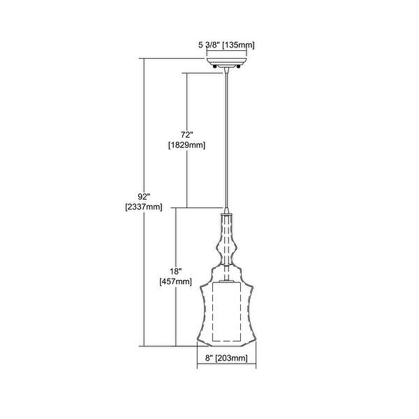 Alora 1-Light Mini Pendant in Chrome with Champagne-plated and Opal Glass