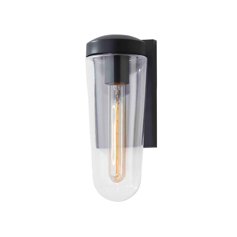 Justice Design Group Hudson Outdoor Wall Sconce - Matte Black
