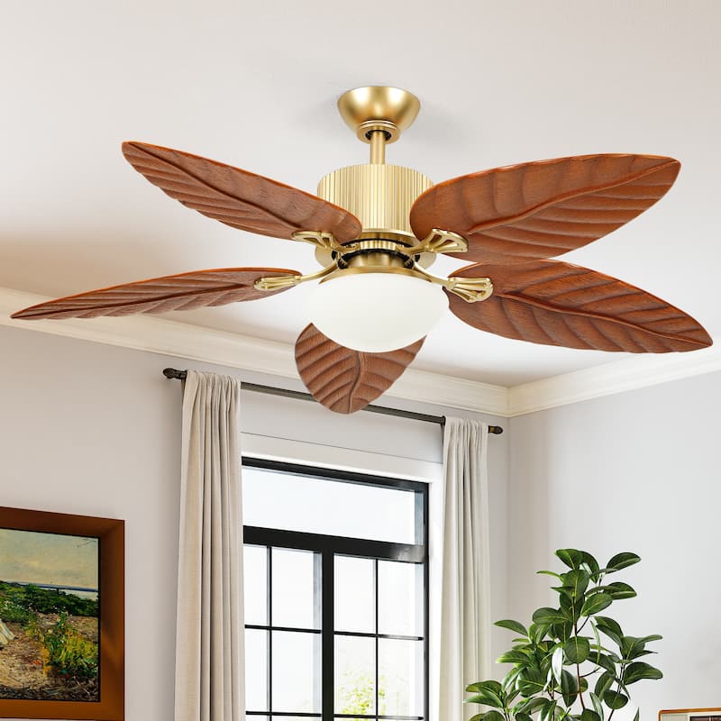 Moasis 52" Tropical Ceiling Fans Collection with Remote - 8092