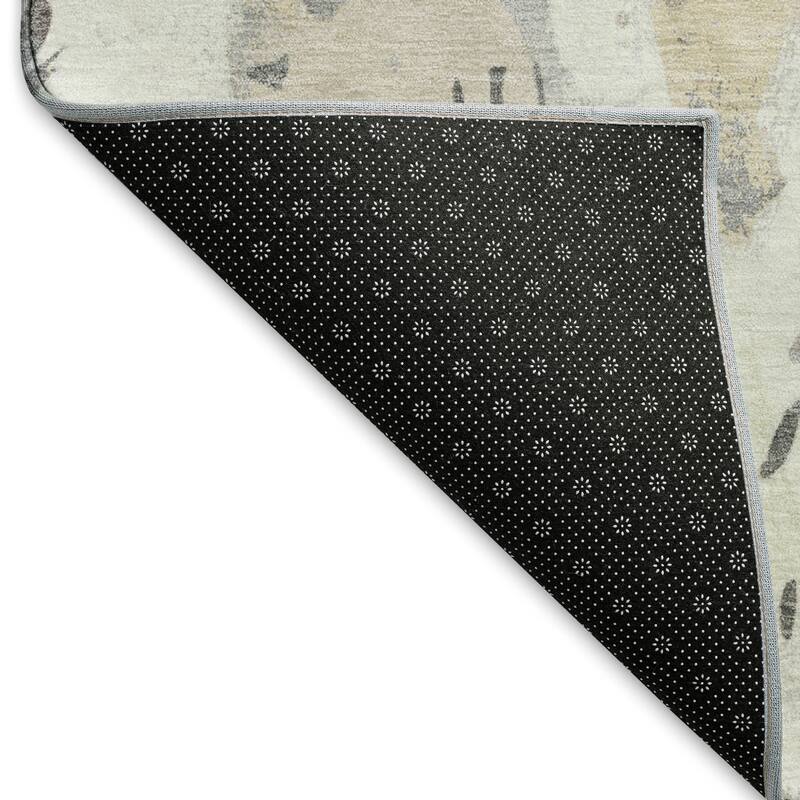Premium Washable Super Soft Abstract Fragments Mayfield Rug