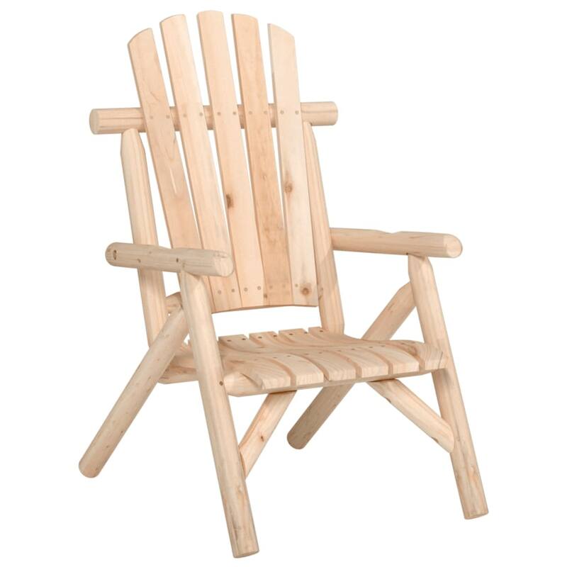 vidaXL Patio Furniture Set Outdoor Patio Lounge Set Chair Solid Wood Spruce