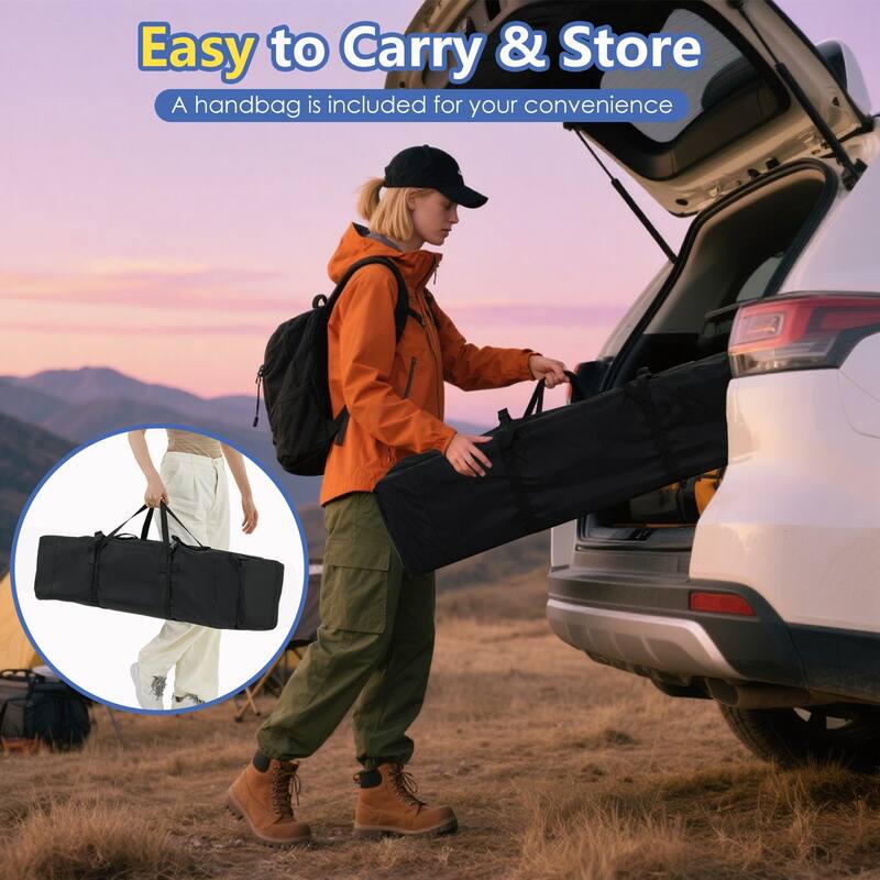 Gymax 10 X 10 FT Pop up Canopy Tent w/ Portable Carrying Bag 8 Stakes