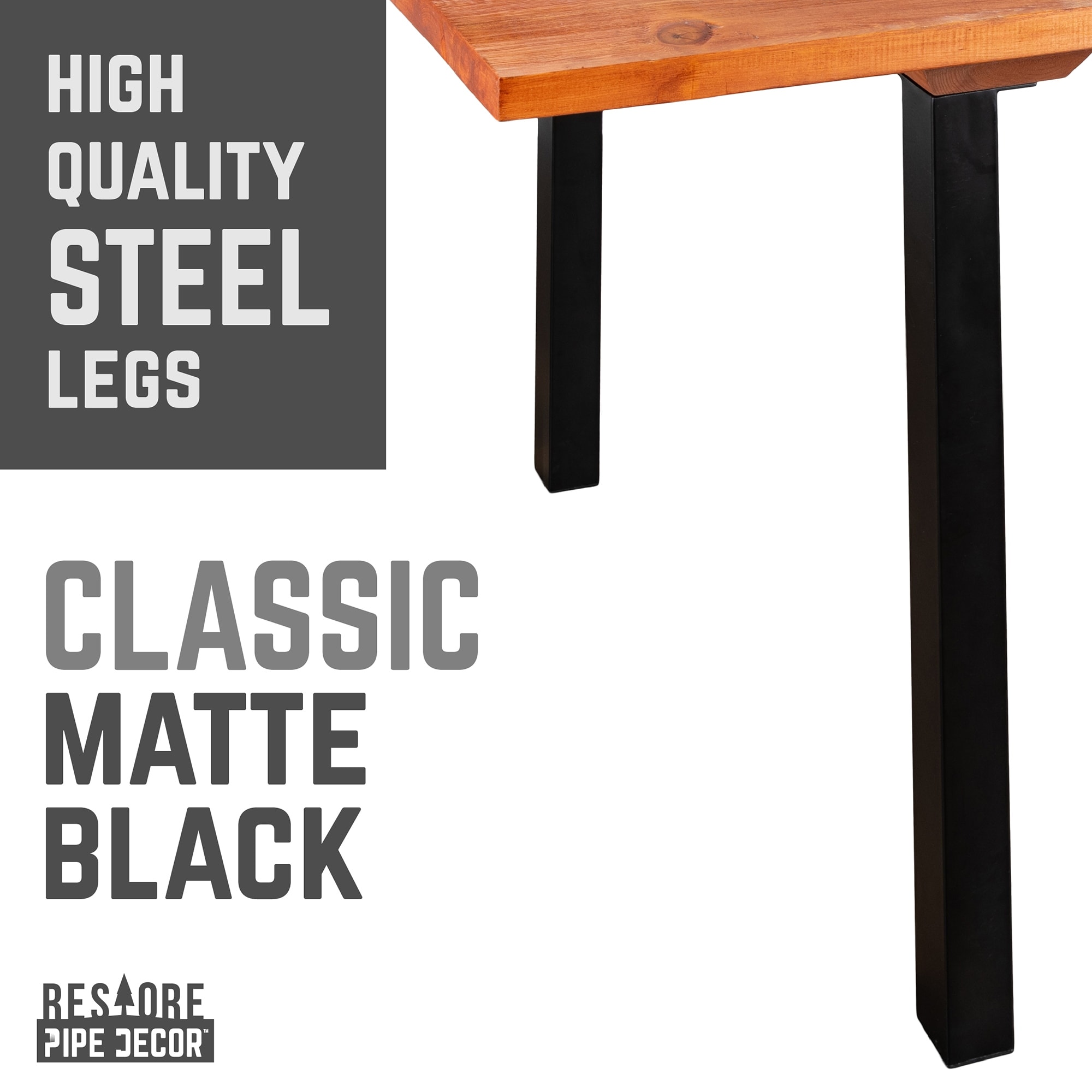Steel pipe dining sale table