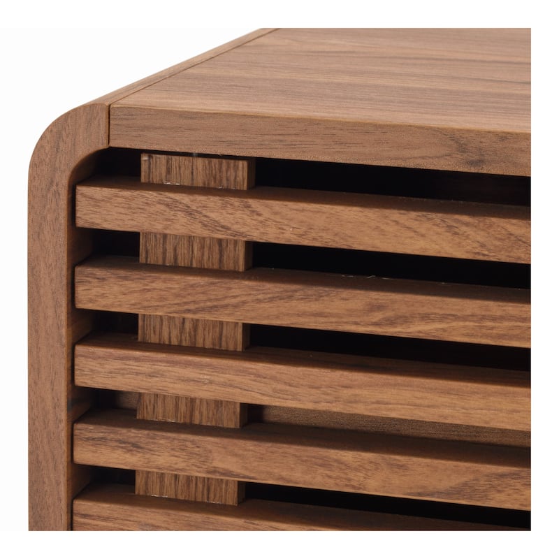 NPD Furniture Wilson 58 Inch Slat Low TV Stand