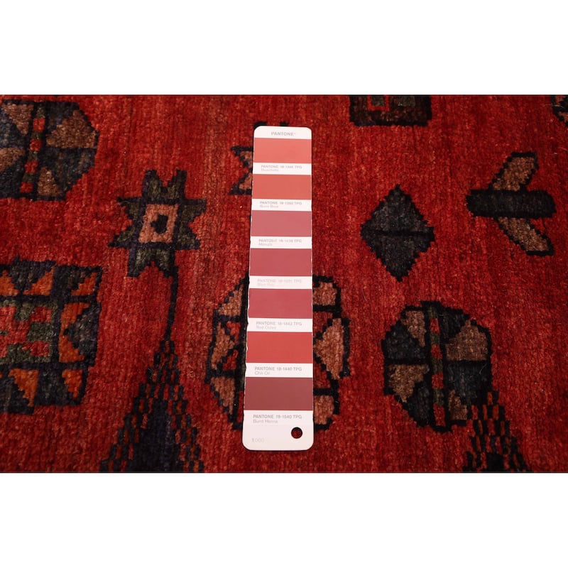 ECARPETGALLERY Hand-knotted Konya Anatolian Red Wool Rug - 5'2 x 6'8