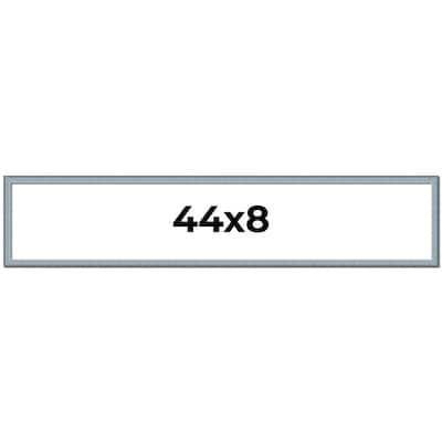 44x8 Frame Rustic Sky Blue Solid Wood Picture Frame | 0.75 Inch