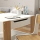 preview thumbnail 5 of 7, 3 Piece Kids Table and Chair Set,2 in 1 Toddler Table and Chair Set with Reversible Tabletop Blackboard