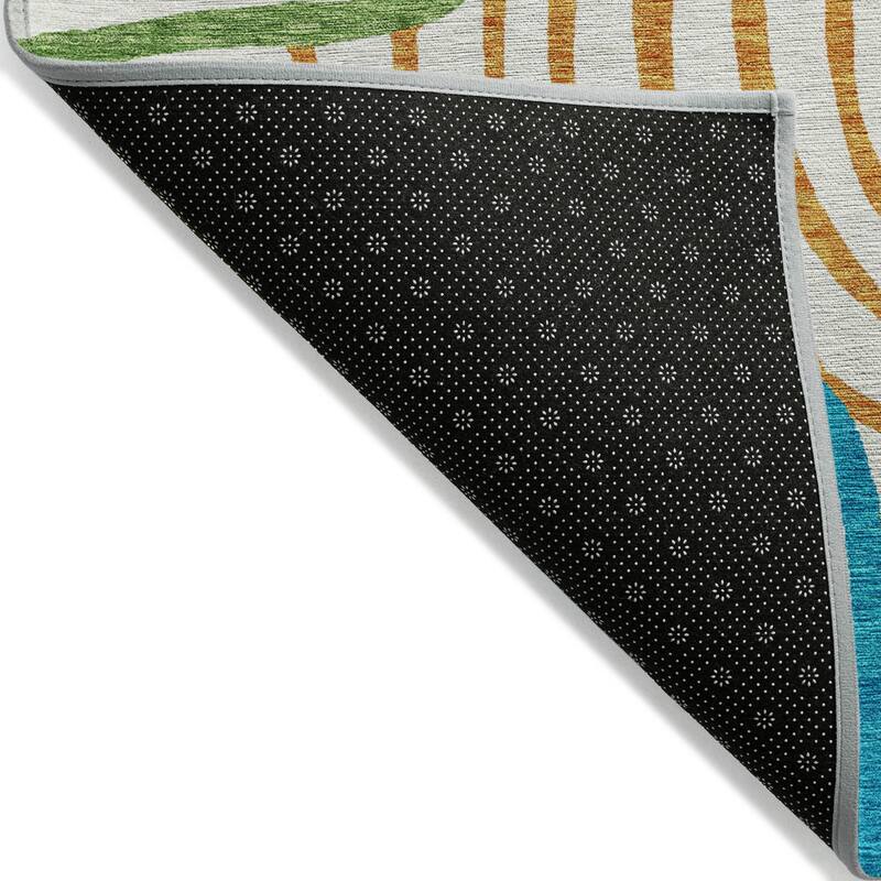 Machine Washable Indoor/ Outdoor Chantille Contemporary Dimensions Rug
