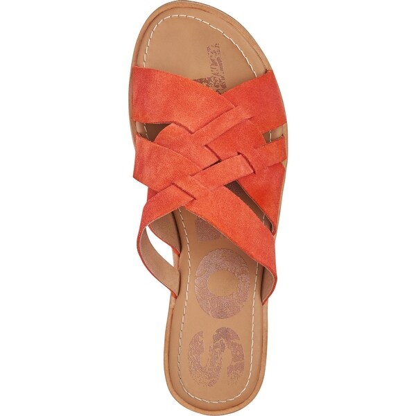 sorel orange strappy sport sandals