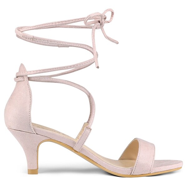 beige kitten heel sandals