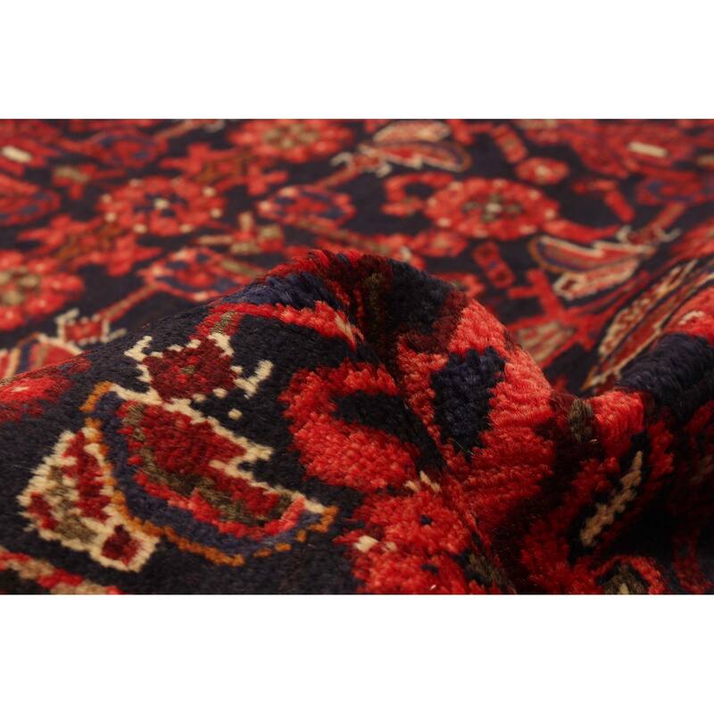 ECARPETGALLERY Hand-knotted Andelz Navy Wool Rug - 3'6 x 10'1