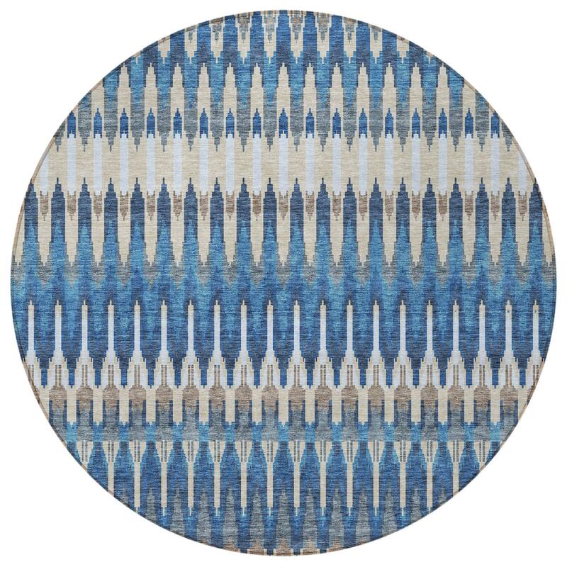 HomeRoots Southwestern Transitional Rectangle Outdoor Rug