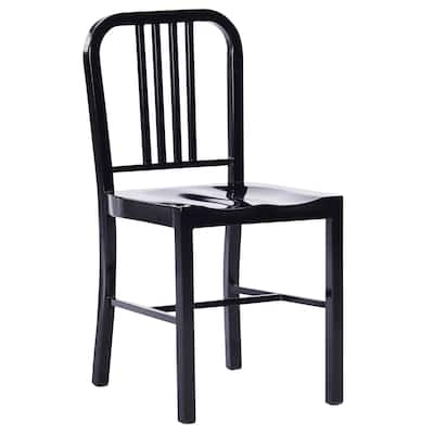 Industrial Metal Indoor-Outdoor Chair Set of 2