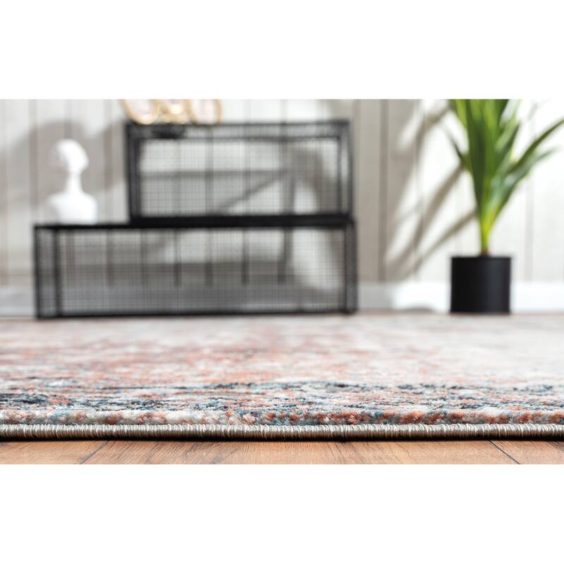 Abani Rugs Azure Contemporary Warm Rust Area Rug