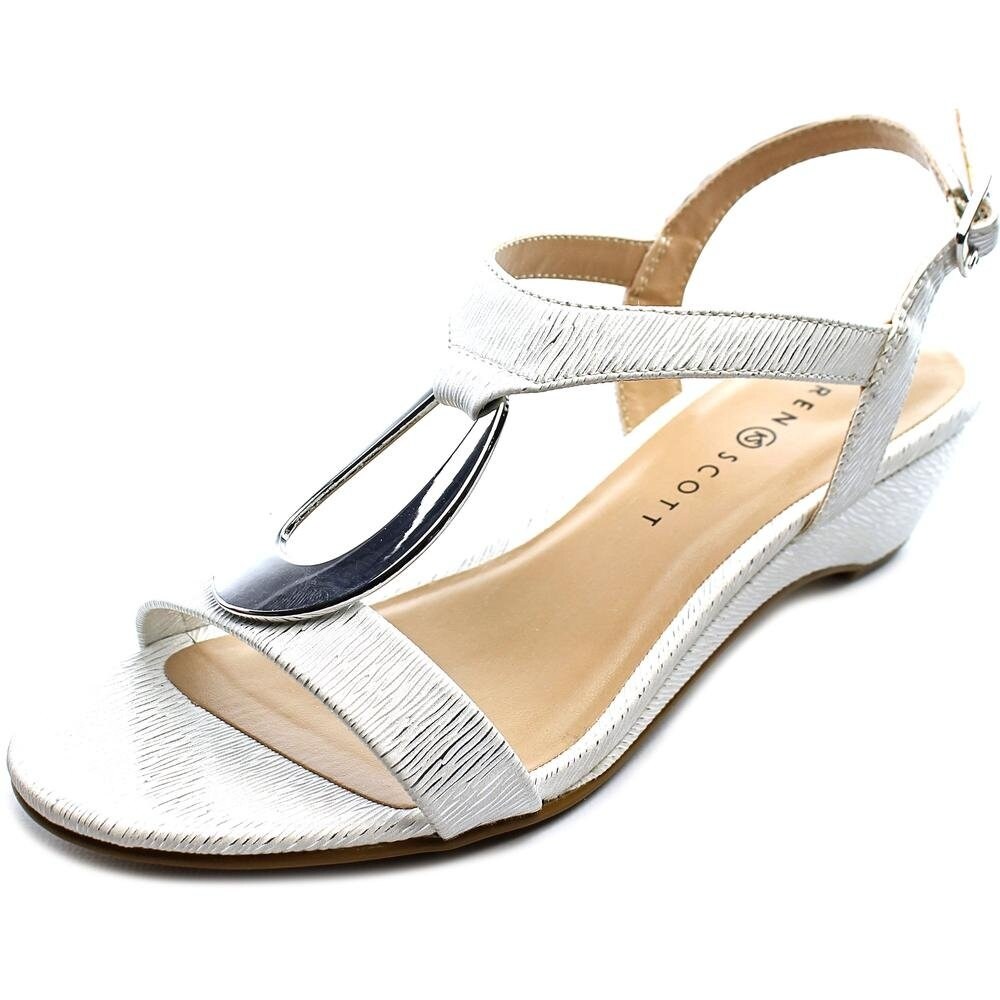 womens white sandals size 8.5