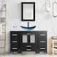 Option B-Glass blue boat sink