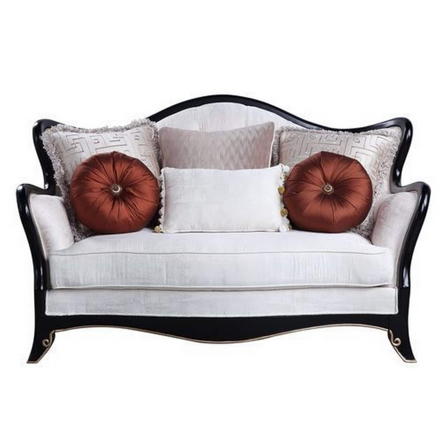 Scalloped loveseat new arrivals
