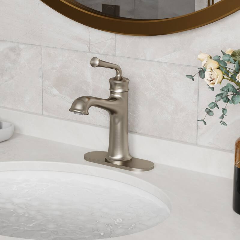 1.2 GPM Single Handle Single Hole Vessel Bathroom Faucet