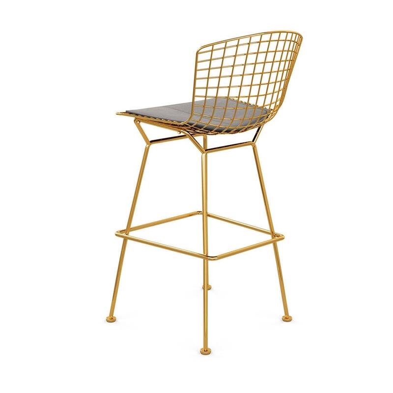 WIRE METAL Bertoia Counter Stool (26") Set of 2 - 39"Hx20.5"Wx23"D