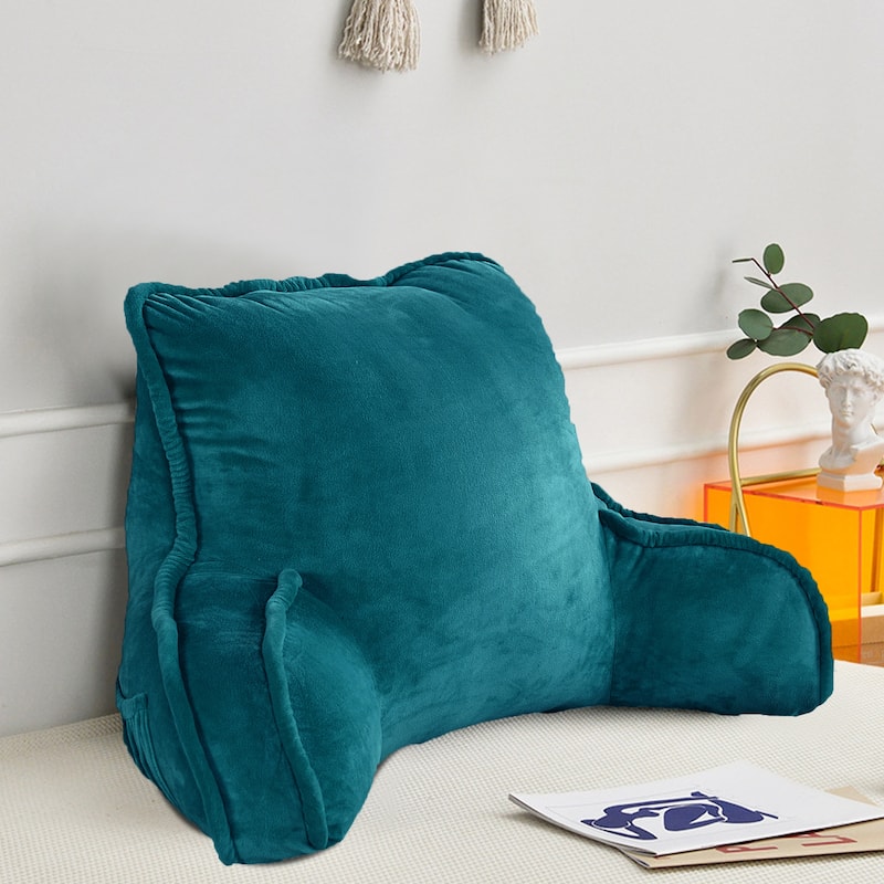 Super soft Lounger Bedrest Reading Pillow - Storm Blue
