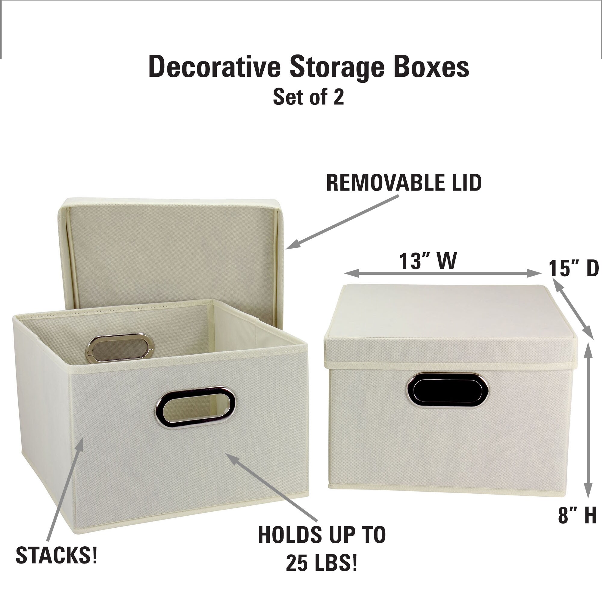 Durable and Decorative Storage Bins