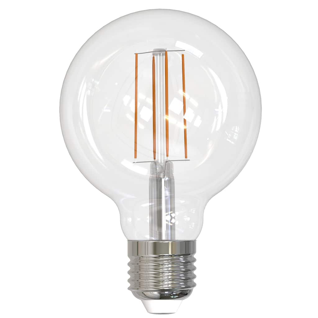 Bulbrite Pack of (4) Dimmable Clear Filament Medium (E26) LED Bulb