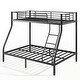 preview thumbnail 5 of 6, Metal Bunk Bed, Twin Over Full Size Support