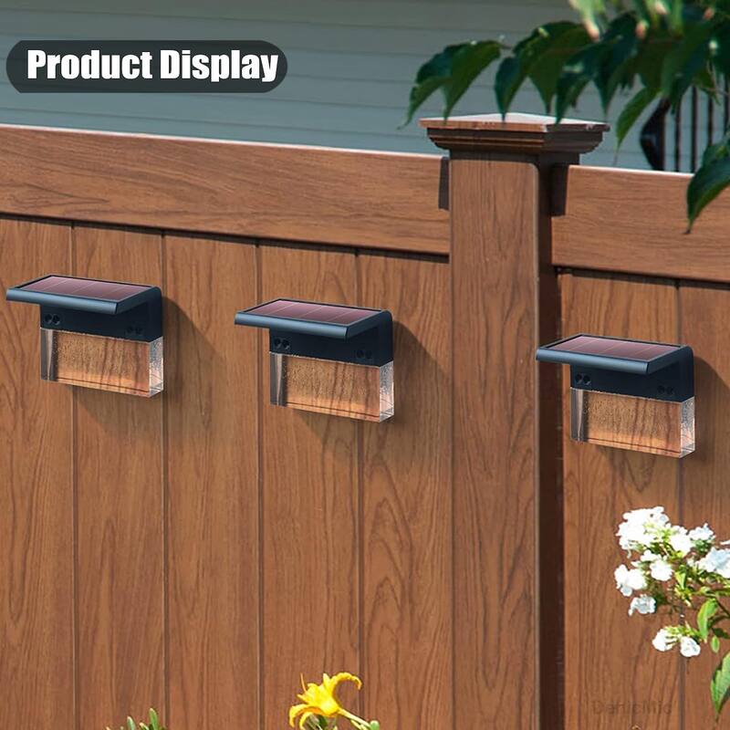 Solar Deck Lights Outdoor,2 Lighting Modes