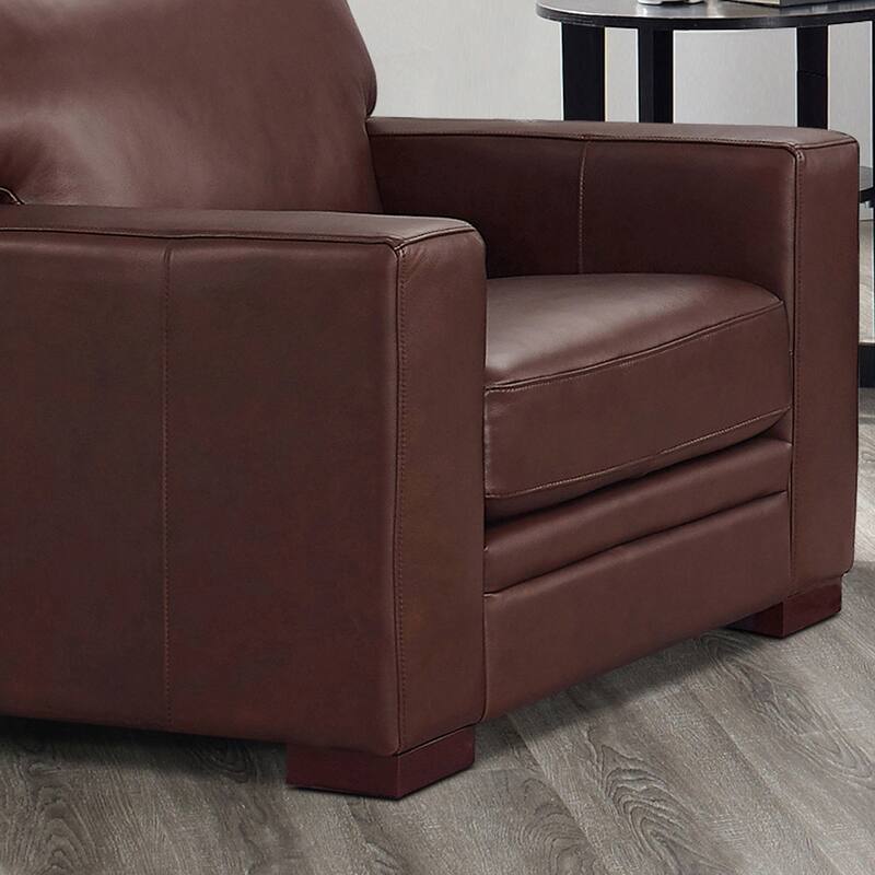 Hydeline Dillon Top Grain Leather Armchair - Chair