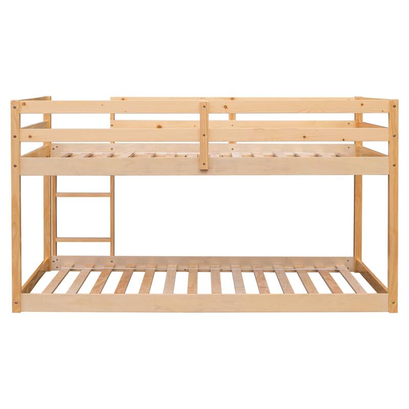 Twin over Twin Floor Bunk Bed