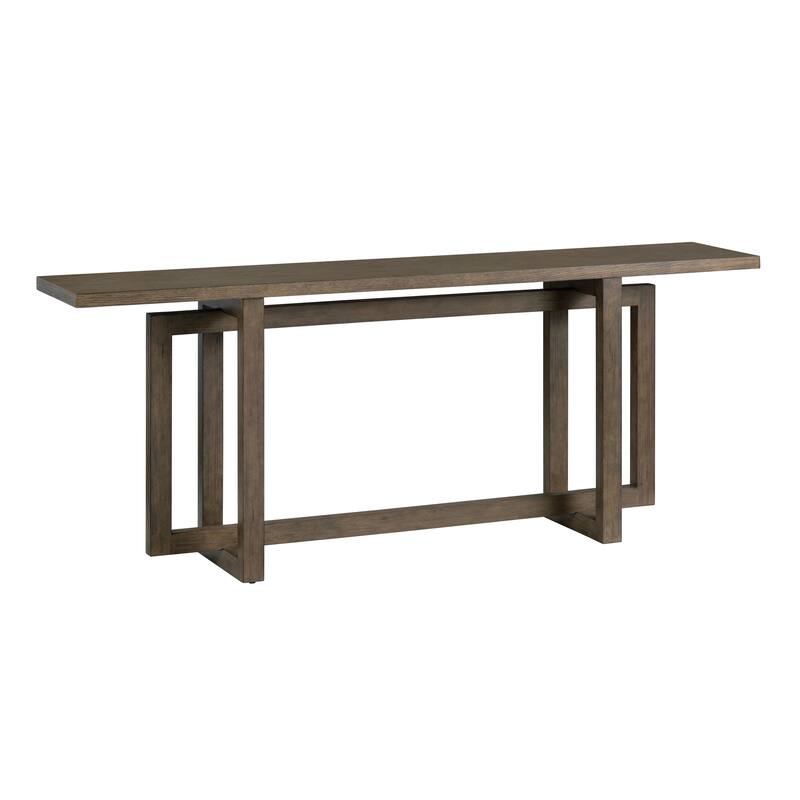 80 in. Brown Solid Wood Accent_Console_Sofa Table