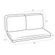 preview thumbnail 6 of 47, ARDEN Outdoor Loveseat Cushion Set, 48 x 24