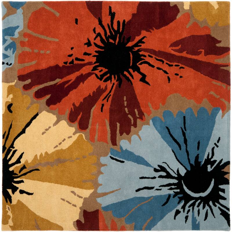 SAFAVIEH Handmade Soho Tyesha Floral N.Z. Wool Rug