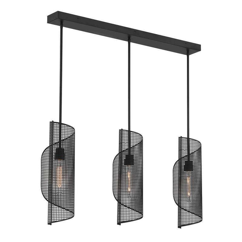Savoy House 1-8031-3 Hillbourne 3 Light 38" Wide Linear Pendant