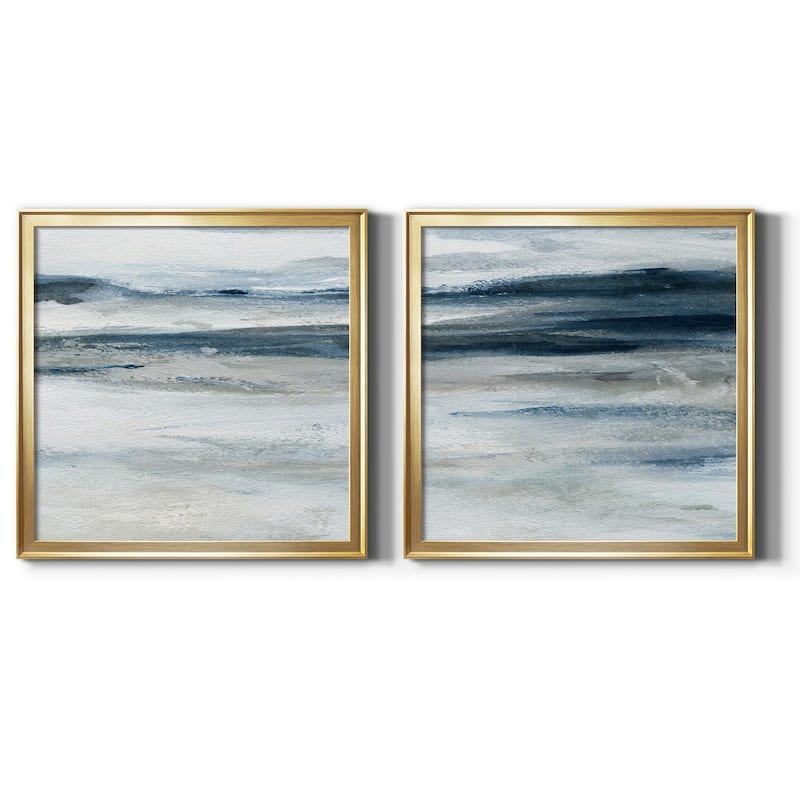 Ocean Currents II-Premium Framed Canvas - Ready to Hang - Multi-Color