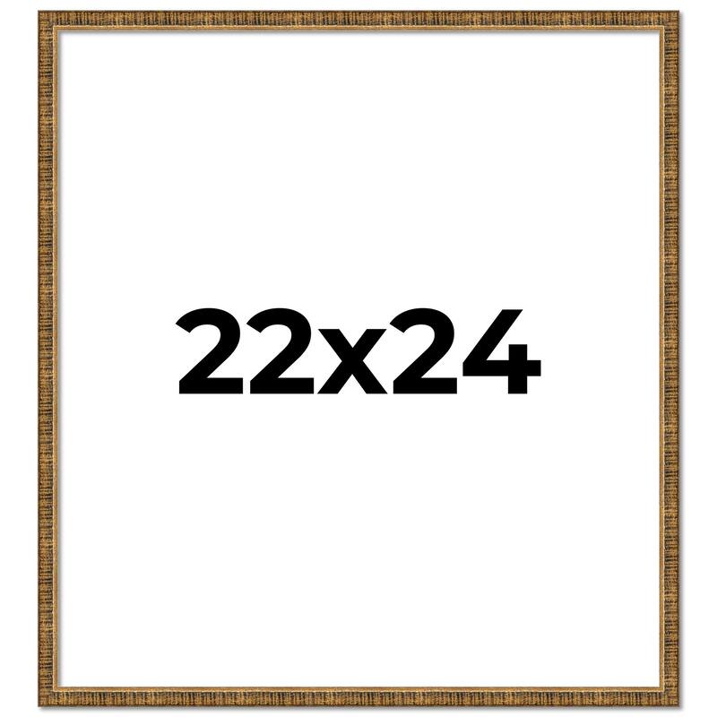 22x24 Frame Gold Picture Frame - Complete Modern Photo Frame Includes
