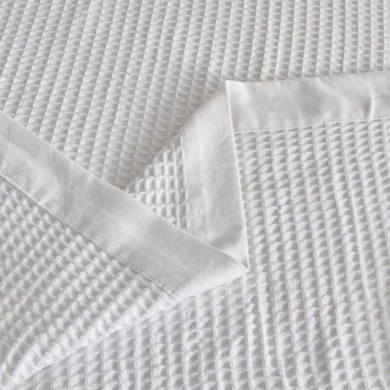 Luxurious Cotton Super Soft Waffle Weave Knit Blanket